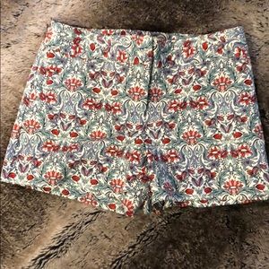 LOFT floral print dress shorts. Size 4.